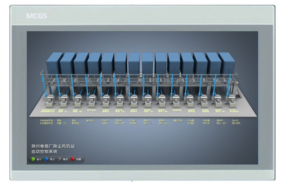 卷煙廠(chǎng)除塵風(fēng)機(jī)站自動(dòng)控制系統(tǒng)